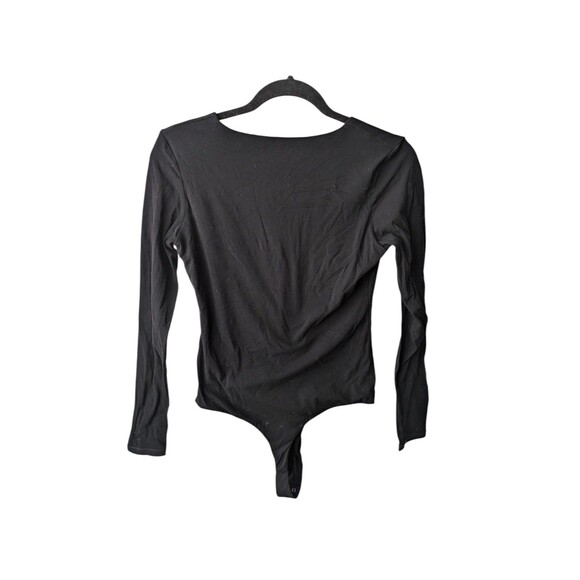 PUMIEY Women's sz M Med Scoop Neck Longsleeve Bodysuit - Picture 3 of 3